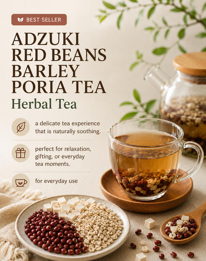 Red Beans Barley Poria Tea
